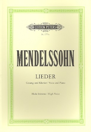 Lieder fr Gesang (hoch) und Klavier (dt)