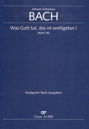 Was Gott tut das ist wohlgetan Kantate Nr.99 BWV99 Partitur (dt/en)