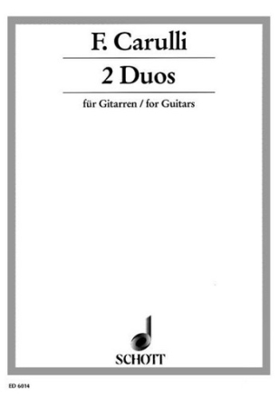 2 Duos op.146 fr 2 Gitarren, Spielpartitur