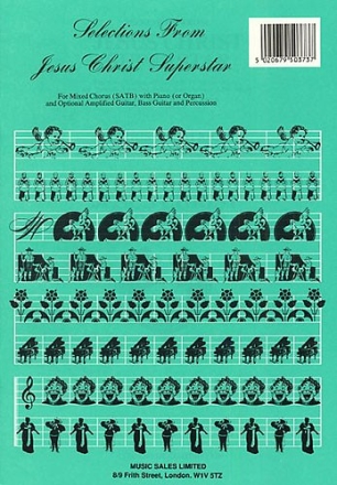 Jesus Christ Superstar Selections for mixed chorus and piano,  score (en)