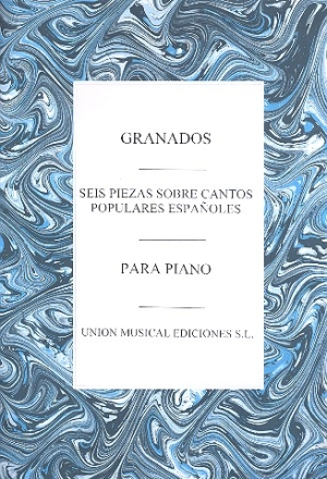 6 piezas sobre cantos populares espanoles para piano