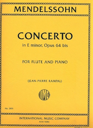 Concerto e minor op.64bis for violin and flute