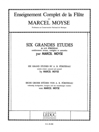 6 Grandes etudes op.29 pour flute