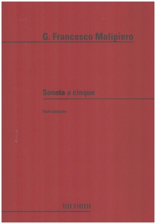 SONATA A CINQUE PER FLAUTO, VIO- LINO, VIOLA, VIOLONCELLO E ARPA 5PARTE