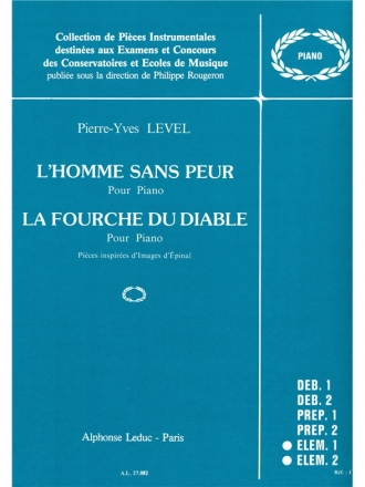 L'HOMME SANS PEUR  LA FOURCHE DU DIABLE POUR PIANO