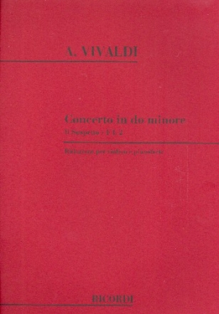 Concerto do minore F.I:2 per violino e archi per violino e pianoforte