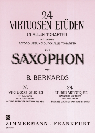 24 virtuose Etden fr Saxophon