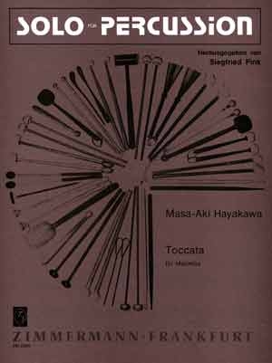 Toccata fr Marimba Solo for percussion