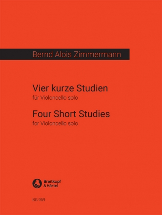 4 kurze Studien fr Violoncello