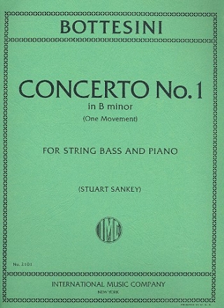 Concerto b minor no.1 for double bass and piano