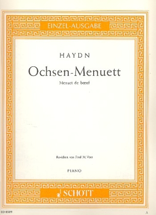 Ochsen-Menuett Hob. IX:27 fr Klavier