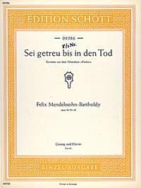 Sei getreu bis in den Tod op. 36/40 fr hohe Singstimme und Klavier