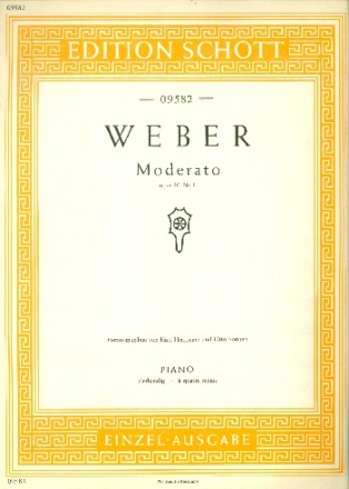 Moderato op.10,1 fr Klavier zu 4 Hnden