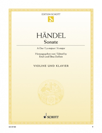 Sonate A-Dur HWV361 fr Violine und Klavier