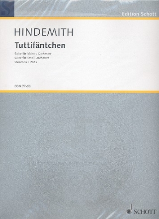 Tuttifntchen fr Kammerorchester Stimmensatz