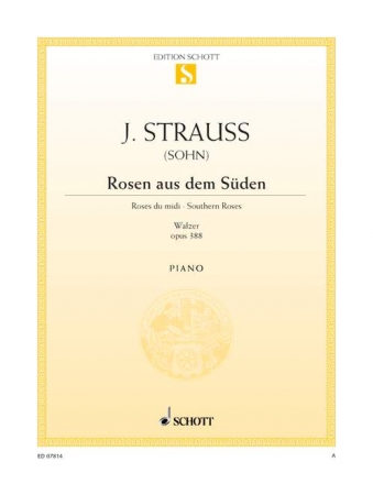 Rosen aus dem Sden op. 388 fr Klavier