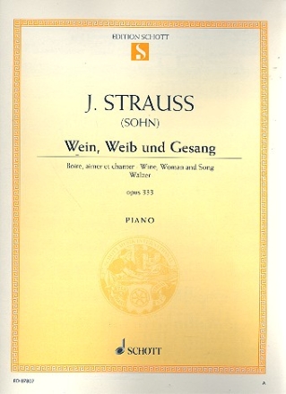 Wein Weib und Gesang op.333 fr Klavier