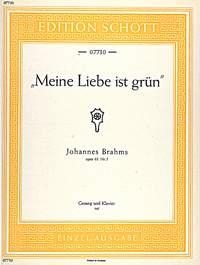 Meine Liebe ist grn op. 63/5 fr tiefe Singstimme (D-Dur, c' - f'') und Klavier