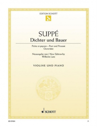 Ouvertre zu Dichter und Bauer fr Violine und Klavier