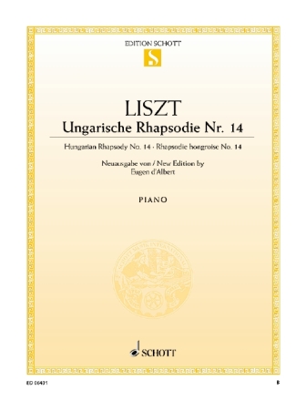 Ungarische Rhapsodie fr Klavier Einzelausgabe