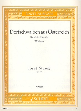 Dorfschwalben aus sterreich op.164 fr Klavier