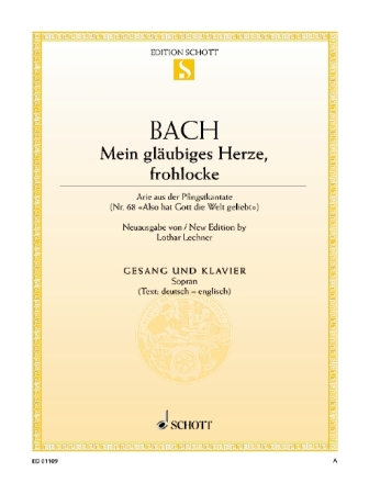 Mein glubiges Herze, frohlocke fr Sopran und Klavier