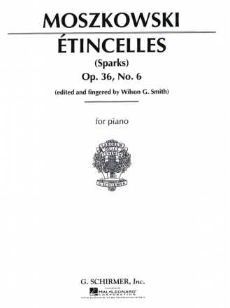 Etincelles op.36,6 for piano sparks