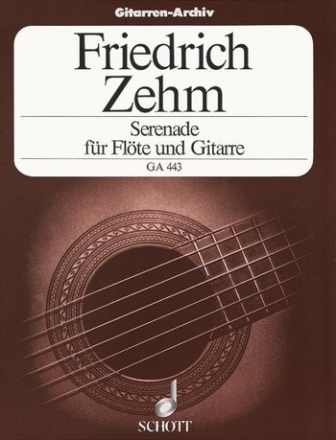 Serenade fr Flte und Gitarre Partitur und Stimme