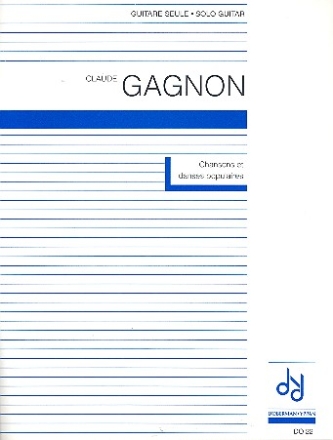 Chansons et danses populaires Musique pour guitare seule