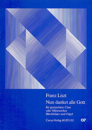 Nun danket alle Gott Choral fr gem Chor (SSATTBB) oder Mnnerchor, Blechblser, Orgel,    Partitur