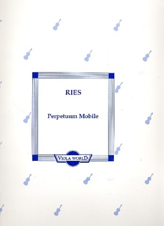 Perpetuum Mobile op.34,5 for viola and piano