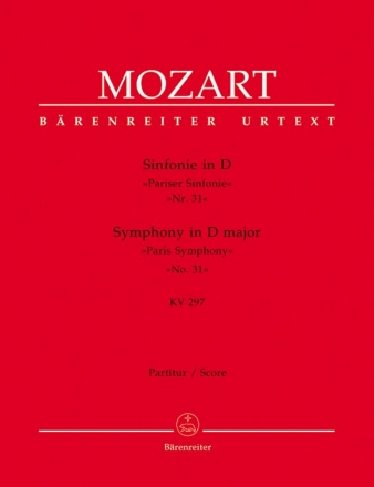 Sinfonie D-Dur KV297  fr Orchester Partitur