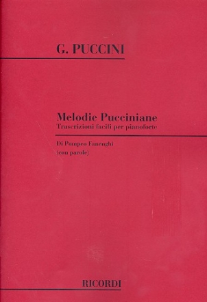 Melodie Pucciniane per pianoforte