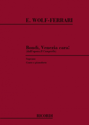 Bondi, Venezia cara! per soprano e pianoforte (it)