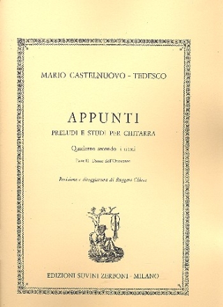 Appunti op.210 vol.2,2 - preludi e studi per chitarra