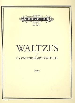 Waltzes for piano