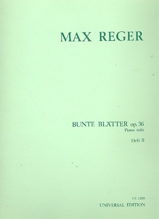 Bunte Bltter op.36 Band 2 fr Klavier