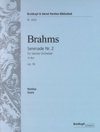 Serenade A-Dur Nr.2 op.16 fr Orchester Partitur