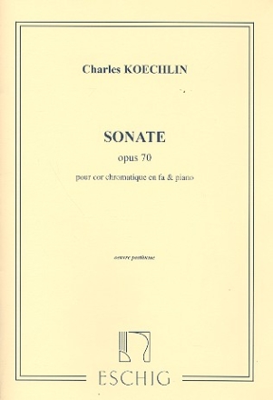 Sonate op.70 pour cor et piano Partitur und Stimme