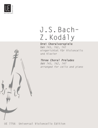 3 Choralvorspiele fr Violoncello und Klavier