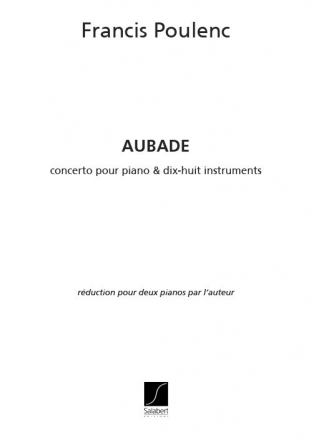 Aubade pour piano et orchestre pour 2 pianos