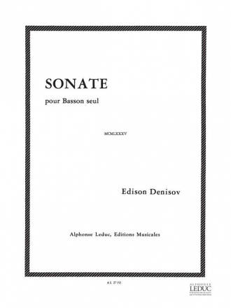 Sonate pour basson seul