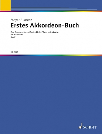 Erstes Akkordeon-Buch Band 1 fr Akkordeon