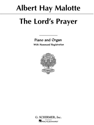 THE LORD'S PRAYER FOR ORGAN 4 HANDS