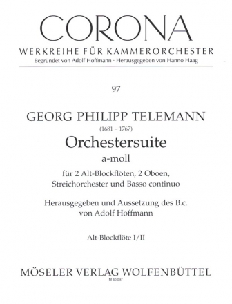 Suite a-moll TWV55:A4 fr Orchester Harmonie-Set