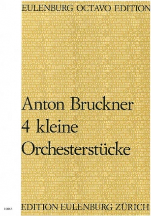 4 kleine Orchesterstcke fr Orchester Partitur