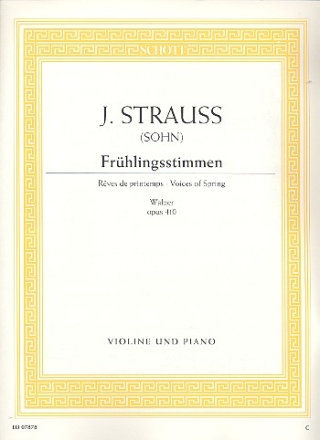 Frhlingsstimmenwalzer op.410 fr Violine und Klavier