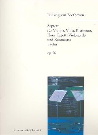 Septett Es-Dur op.20 fr Klarinette, Horn, Fagott, Violine, Viola, Violoncello und Kontraba Stimmen