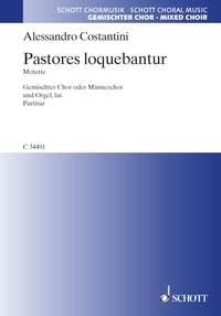 Pastores loquebantur fr Mnnerchor (TTB) oder gemischter Chor (ATB) mit Orgel Partitur - (= Orgelstimme)