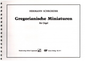 Gregorianische Miniaturen fr Orgel